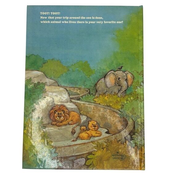 A Visit To The Zoo Vintage Functional Hallmark Pop Up Book - Picture 8 of 8